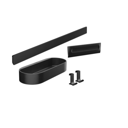 Hansgrohe WallStoris sada doplňků matná černá 27 967 670 Hansgrohe