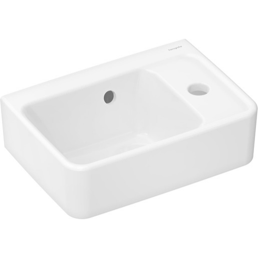 Hansgrohe Xanuia Q umývátko 36x25 cm otvor pro baterii vpravo 60 129 450 Hansgrohe