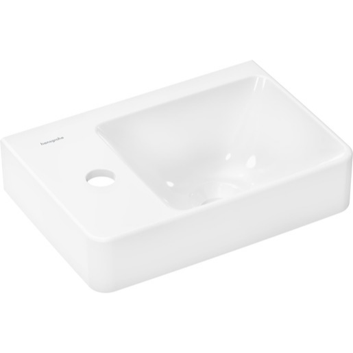 Hansgrohe Xelu Q umývátko 36x25 cm otvor pro baterii vlevo 60 315 450 Hansgrohe
