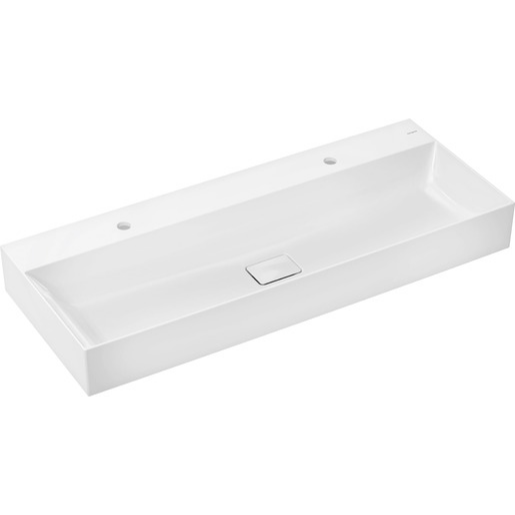 Hansgrohe Xevolos E umyvadlo 120x48 cm se dvěma otvory pro baterii 61 106 450 Hansgrohe