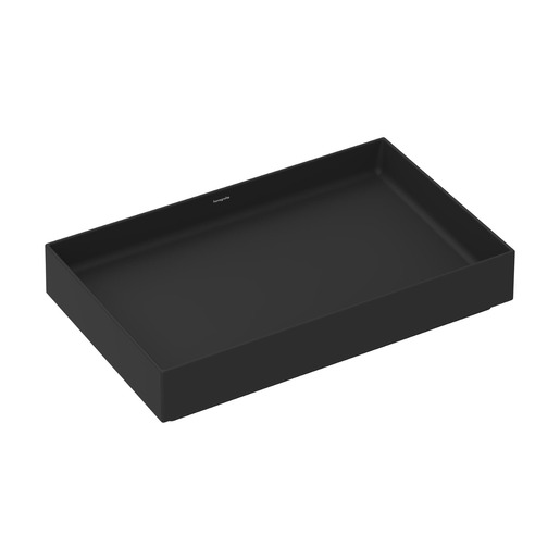 Hansgrohe Xuniva Evo E umyvadlo 65x40 cm černá matná mat bez otvoru pro baterii