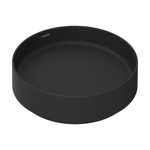 Hansgrohe Xuniva Evo S umyvadlo 40x40 cm černá mat bez otvoru pro baterii