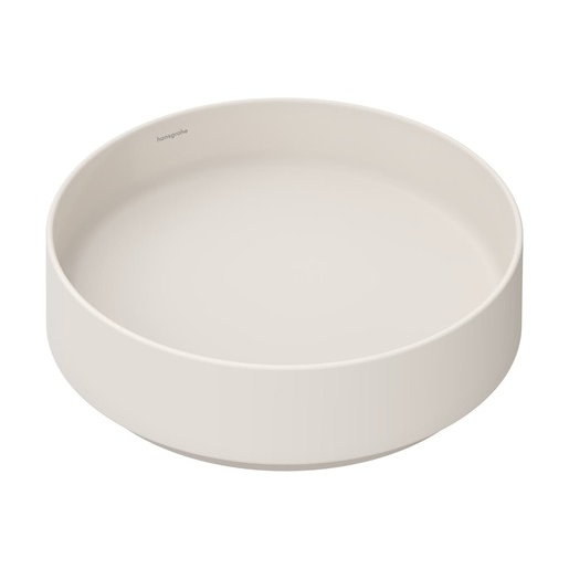 Hansgrohe Xuniva Evo S umyvadlo 40x40 cm písková matná béžová mat bez otvoru pro baterii