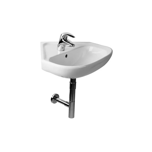 Jika Deep rohové umývátko 55x56 cm otvor pro baterii uprostřed h8166140001041 1661.4.000.104.1 Jika