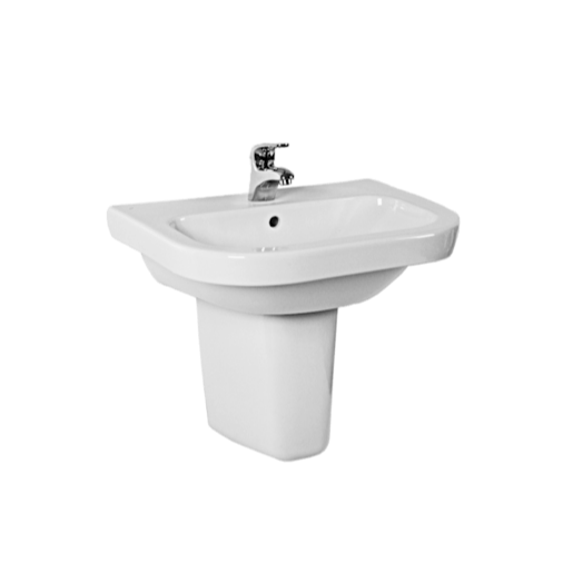 Jika Deep umyvadlo 50x41 cm otvor pro baterii uprostřed h8126110001041 1261.1.000.104.1 Jika