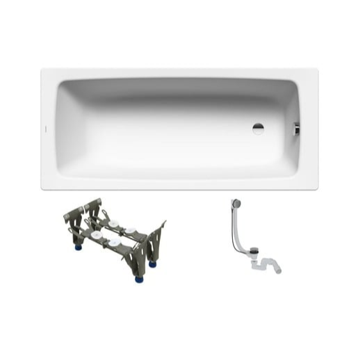 Kaldewei Cayono obdélníková vana 180x80 cm smaltovaná ocel levá i pravá KWB751 Kaldewei