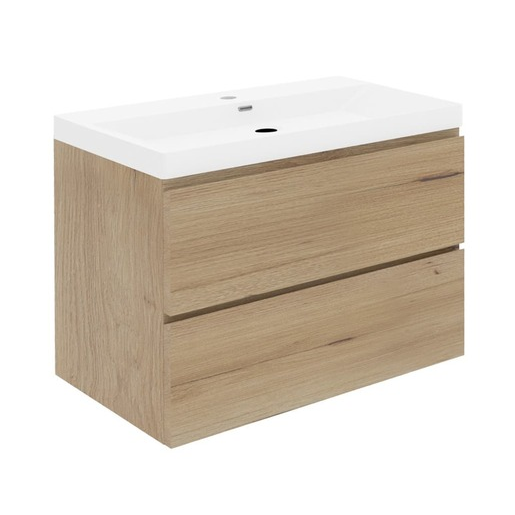 Koupelnová skříňka s umyvadlem SAT B-Way 79x50x45 cm dub mat BWAY280OAKU4 SAT