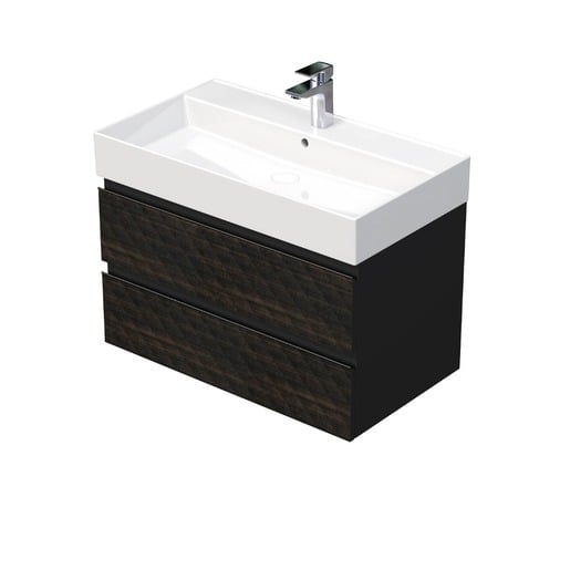 Koupelnová skříňka s umyvadlem SAT Cube Way 80x47