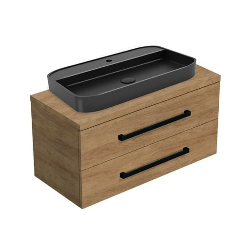 Koupelnová skříňka s umyvadlem a krycí deskou SAT Cube Way 120x47