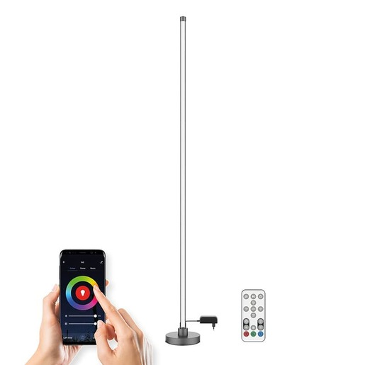 LED stojací lampa Solight šedá WO62 Solight