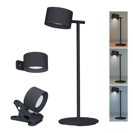 LED stolní lampa Solight černá WO68-B Solight