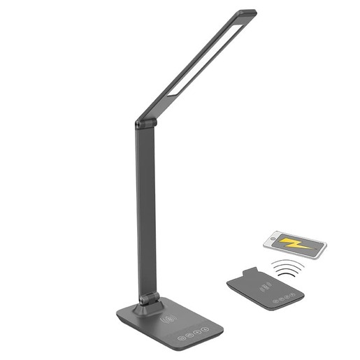 LED stolní lampa Solight šedá WO55-G Solight