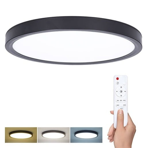 LED stropní světlo Solight černá WO8018 Solight