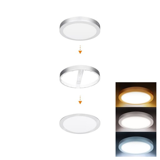 LED světelný panel Solight černá WD242-S Solight