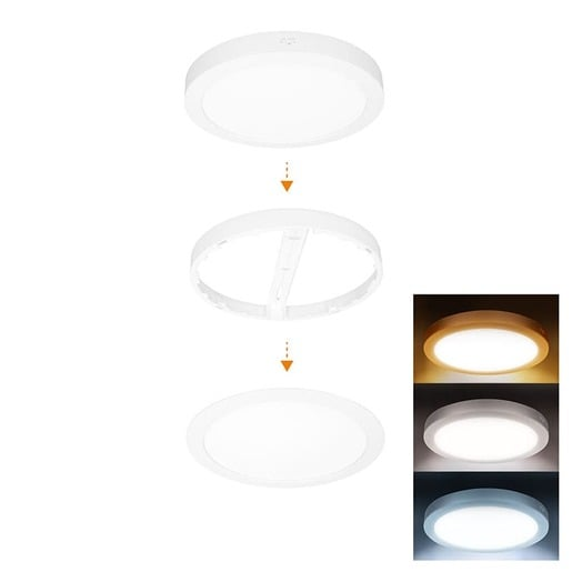 LED světelný panel Solight hnědá WD244-W Solight