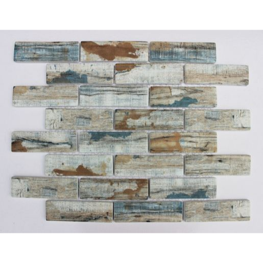 Skleněná mozaika Premium Mosaic blue 26x30 cm mat MOSV98BBL Premium Mosaic