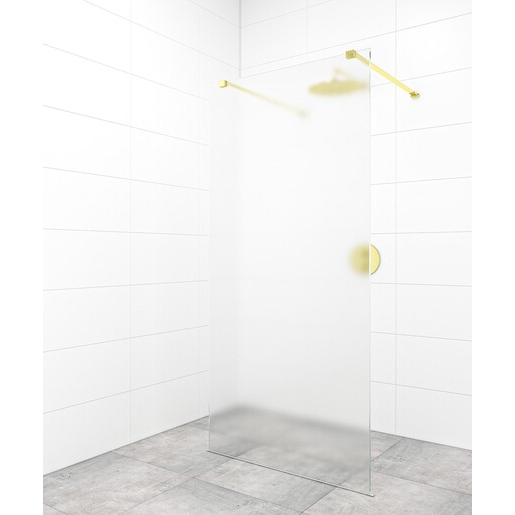 Sprchová zástěna Walk-in 90 cm SAT v barvě profilu zlatá SATBWI90MSZAVZ SAT