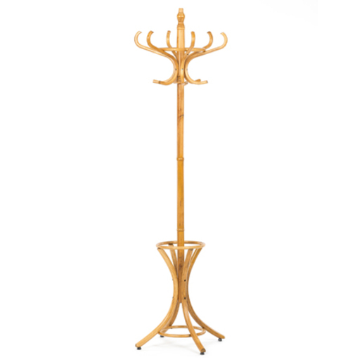 Věšák Autronic 185 cm hnědý Masiv F-2059 OAK Autronic