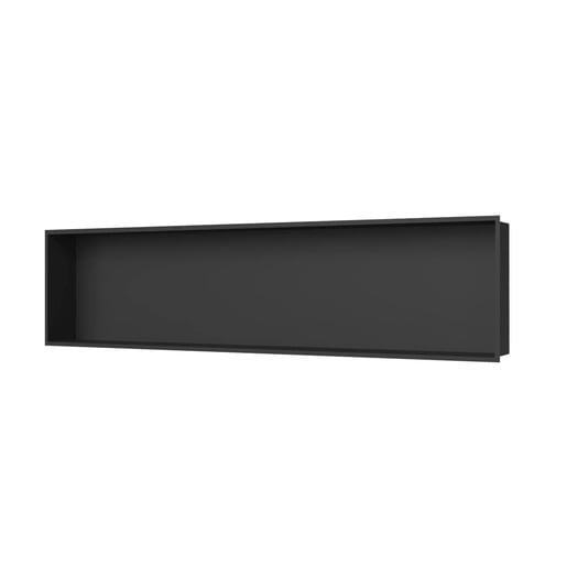 Vestavná polička SAT Aurum černá matná 121x28 cm SATAURN12128MB SAT