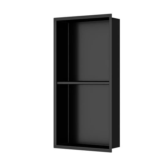 Vestavná polička SAT Aurum matná černá 33x63 cm SATAURN6030SMB SAT