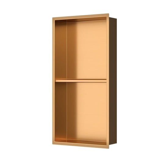 Vestavná polička SAT Aurum růžovozlatá 33x63 cm SATAURN6030SBRG SAT
