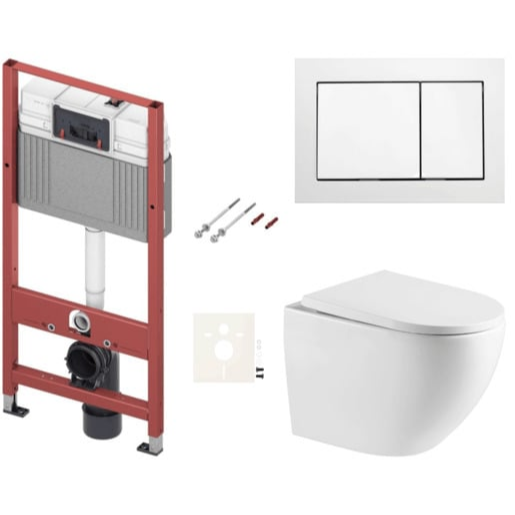 Závěsný wc set do lehkých stěn / předstěnová SAT SIKOTSTOR67400 SAT