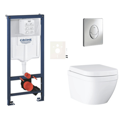 Závěsný wc set do lehkých stěn / předstěnová montáž GROHE Euro Ceramic SIKOGRSEUSA Grohe