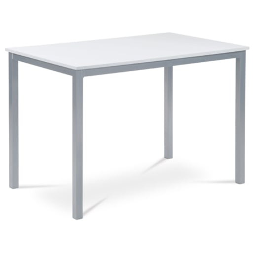 Jídelní stůl Autronic 110x75 cm bílý MDF mat GDT-202 WT Autronic