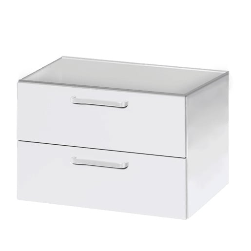 Koupelnová skříňka pod umyvadlo Naturel Vario Dekor 69x45 cm bílá VARIODESK75ZBIBL Naturel