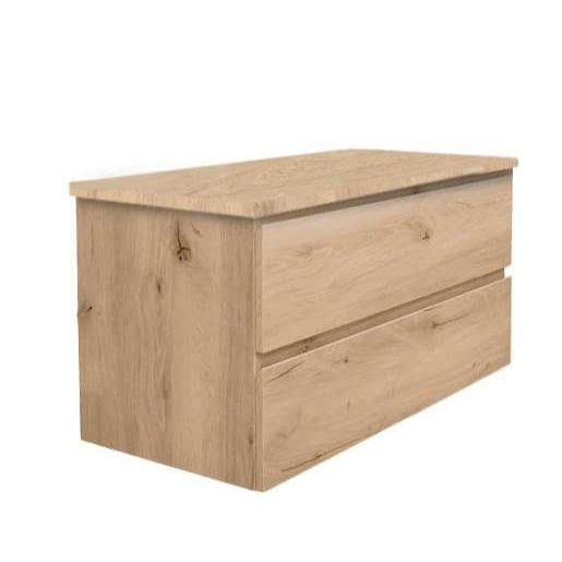 Koupelnová skříňka s dubovou krycí deskou SAT B-Way dub mat BWAY2100OAKDESK SAT