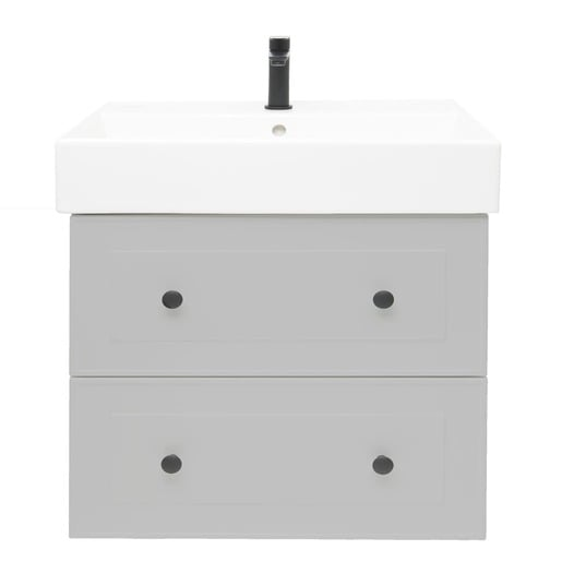 Koupelnová skříňka s umyvadlem Naturel Forli 80x53x46 cm šedá mat FORLI80GMUSAT Naturel