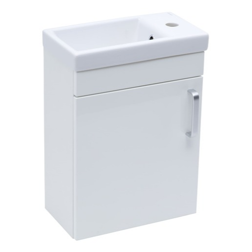 Koupelnová skříňka s umyvadlem Naturel Vario Dekor 40x50x22 cm bílá lesk VARIO240BIBL Naturel