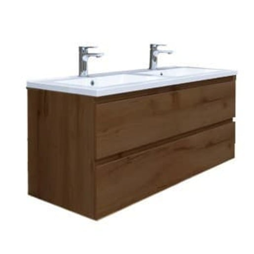 Koupelnová skříňka s umyvadlem SAT B-Way 119x50x45 cm ořech mat BWAY2120NUTU SAT