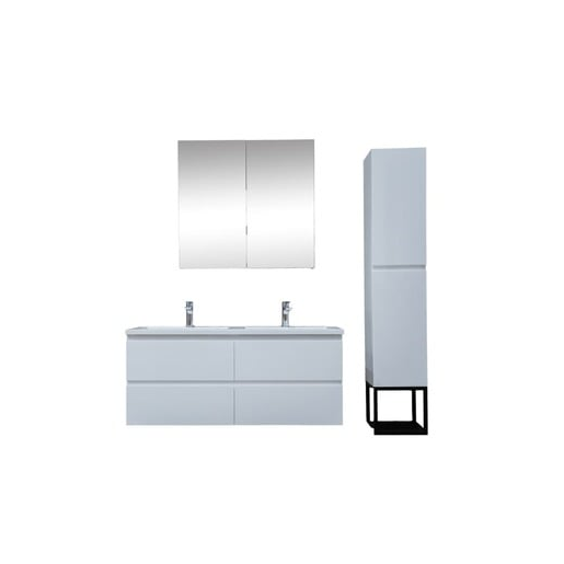 Koupelnová skříňka s umyvadlem SAT B-Way bílá lesk KSETBWAY15 SAT