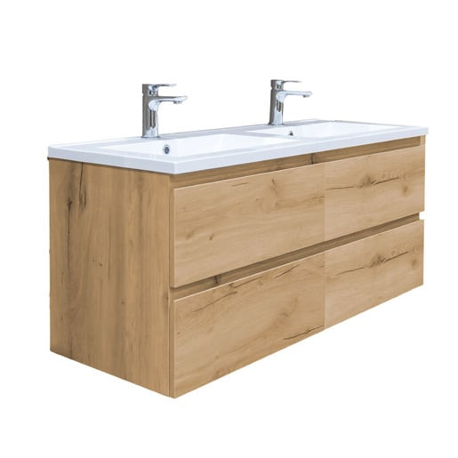 Koupelnová skříňka s umyvadlem SAT B-Way dub mat BWAY2120OAKU SAT