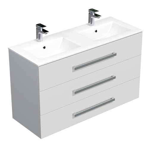 Koupelnová skříňka s umyvadlem SAT Cube Way 120x76