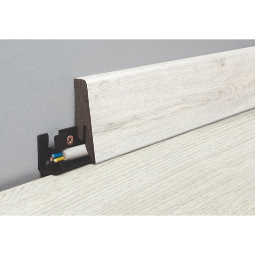 Lišta soklová Naturel bílá