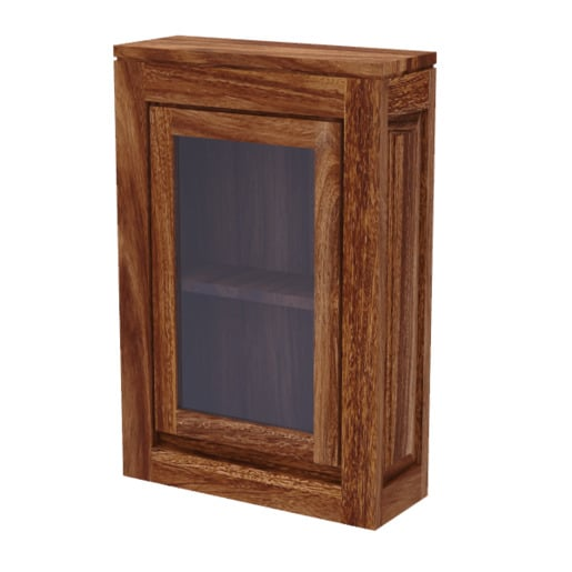 Nástěnná skříňka do koupelny Gani 40x60x15 cm z indického masivu palisandr GANI-KSN Gani
