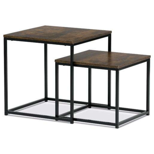 Odkládací Stolek Autronic 50x52 cm přírodní MDF AF-076 OLW Autronic