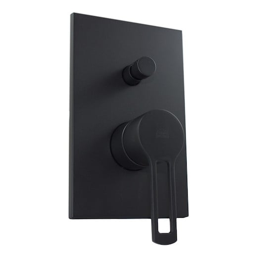 Paffoni Vallone sprchová a vanová baterie ringo včetně podomítkového tělesa černá RIN015NO Paffoni