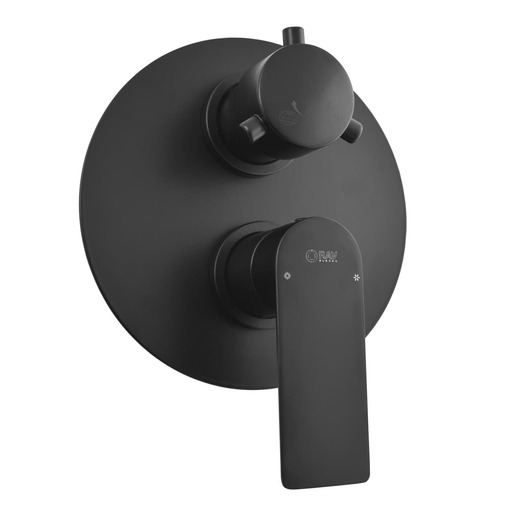 RAV SLEZÁK Nil vanová baterie včetně podomítkového tělesa matná černá NL186KCMAT RAV SLEZÁK