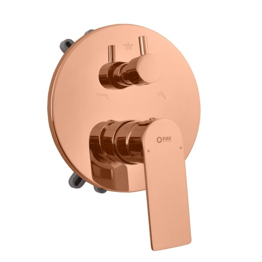 RAV SLEZÁK Nil vanová baterie včetně podomítkového tělesa růžové zlato lesklé NL187BOXZRL RAV SLEZÁK