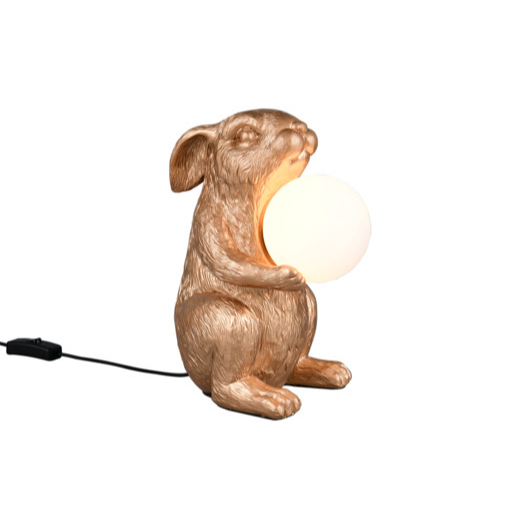 Reality Rabbit stolní lampa zlatá r56511079 RER56511079 Reality