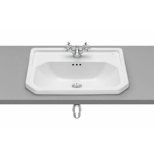 Roca Carmen zápustné umyvadlo 60x45 cm otvor pro baterii uprostřed A3270A5000 Roca
