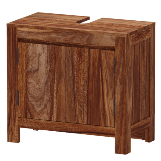 Skříňka pod umyvadlo Gani 65x60x35 cm z indického masivu palisandr GANI-KSU Gani