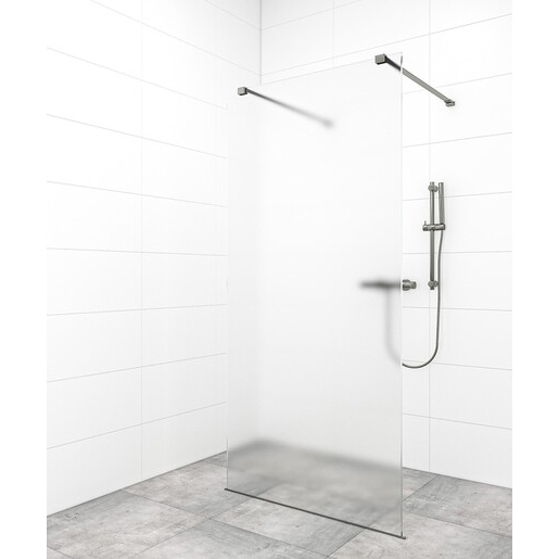 Sprchová zástěna Walk-in 90 cm SAT v barvě profilu Gun metal SATBWI90MSZAVGM SAT
