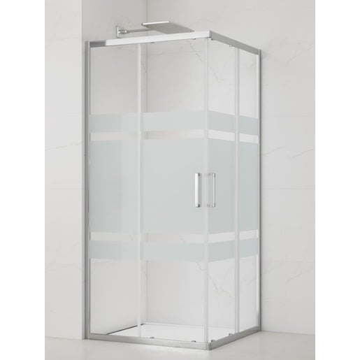 Sprchový kout čtverec 90x90 cm SAT TEX SIKOTEXQ90CRS SAT