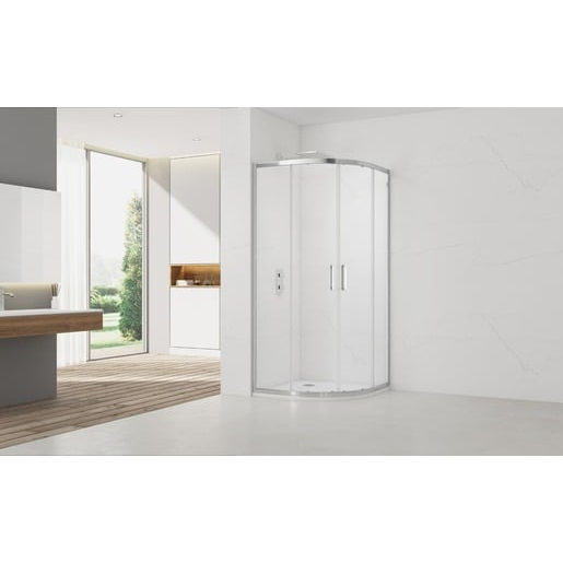 Sprchový kout čtvrtkruh 80x80 cm SAT TEX SATBKTEXS80 SAT
