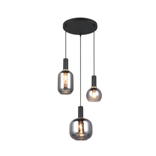 Trio Diva závěsné světlo černá 319830332 TR319830332 Trio