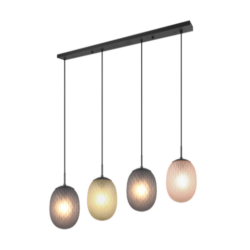 Trio Facette závěsné světlo černá 364200417 TR364200417 Trio